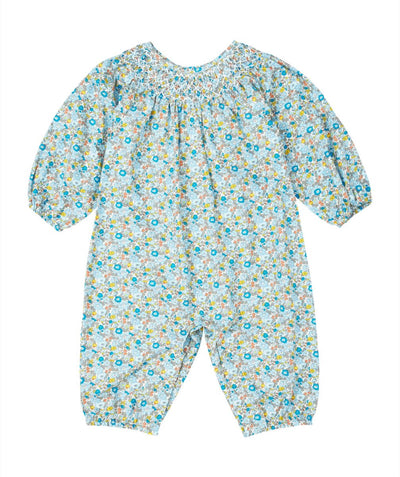 Long - Sleeve Liberty Smocked Playsuit - LIV & Company