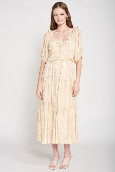 Maci Floral Chiffon Dress - LIV & Company