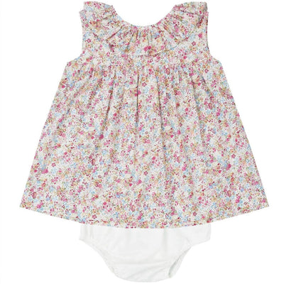 Magenta Floral Dress Set - LIV & Company