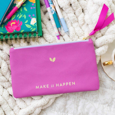 Make it Happen Pencil Pouch - LIV & Company