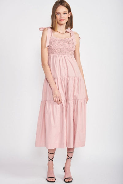 Matisse Texture Smocked Dress - LIV & Company