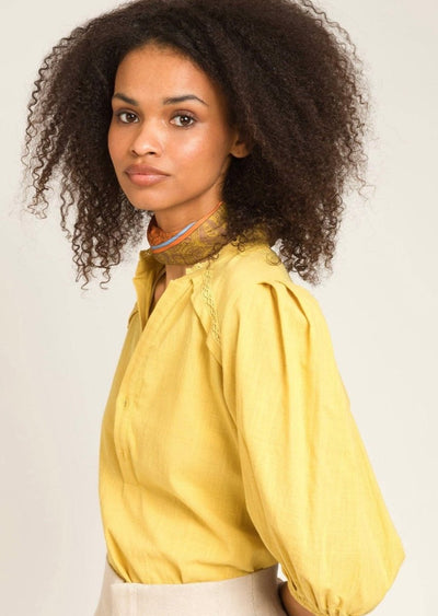 Mustard Yellow Blouse - LIV & Company