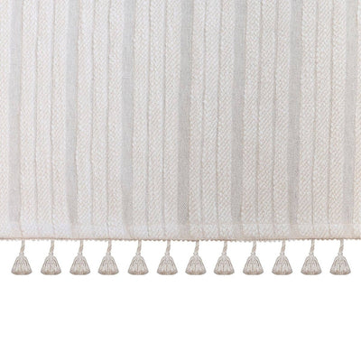 Natural Boho Fringe Crib Skirt - LIV & Company