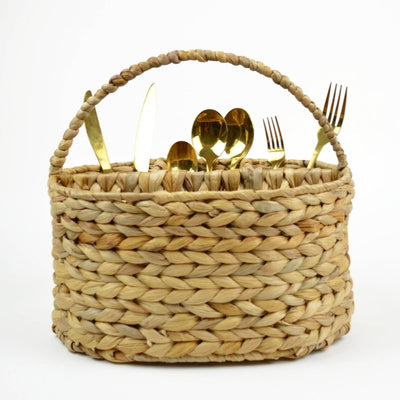 Natural Woven Utensil Caddy - LIV & Company