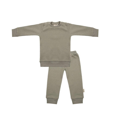 Organic Cotton Baby Pajamas - Abbey Stone - LIV & Company