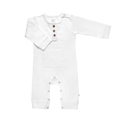 Organic Kangaroo Pocket Romper - LIV & Company