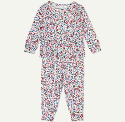 Pink Floral Organic Cotton Pajamas - LIV & Company