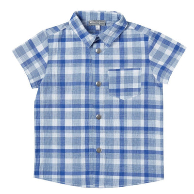 Plaid Short - Sleeve Shirt - LIV & Company
