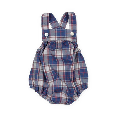 Plaid Suspenders Bubble - LIV & Company