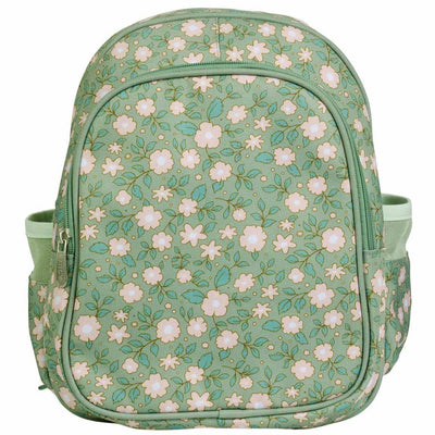Preschool Insulated Backpack: Blossoms Sage - LIV & Company