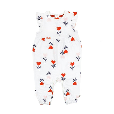 Rachel Romper in Heart Garden - LIV & Company