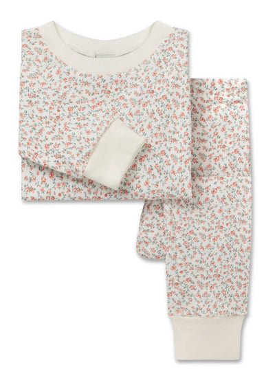 Rosy Print Jersey Pajamas Set - LIV & Company
