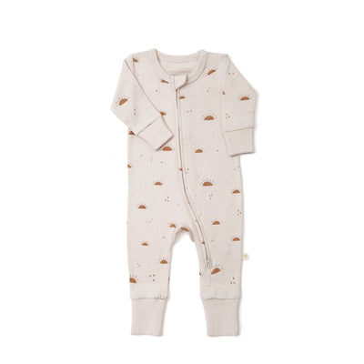Sunshine Organic Cotton Zip Pajamas - LIV & Company