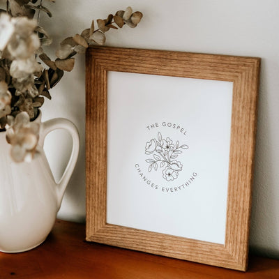 "The Gospel Changes Everything" Print - LIV & Company