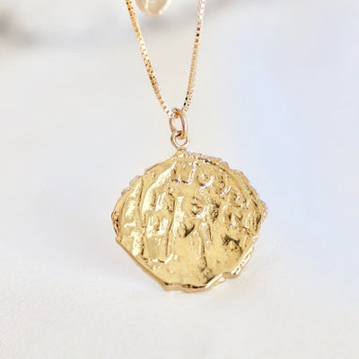 Veda Gold Coin Necklace - LIV & Company