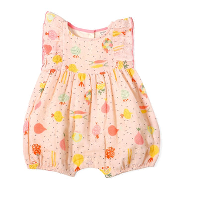 Veggie Muslin Ruffle Romper - LIV & Company