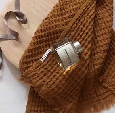 Waffle Soft Hand Towel: Mustard - LIV & Company